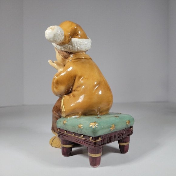 Heritage Mint LTD 2003 Porcelain Christmas Setting 1 REPLACEMENT PIECE Boy Stool - Picture 4 of 11